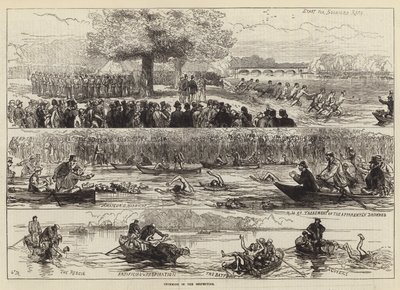 Zwemmen in de Serpentine door Sir John Charles Robinson